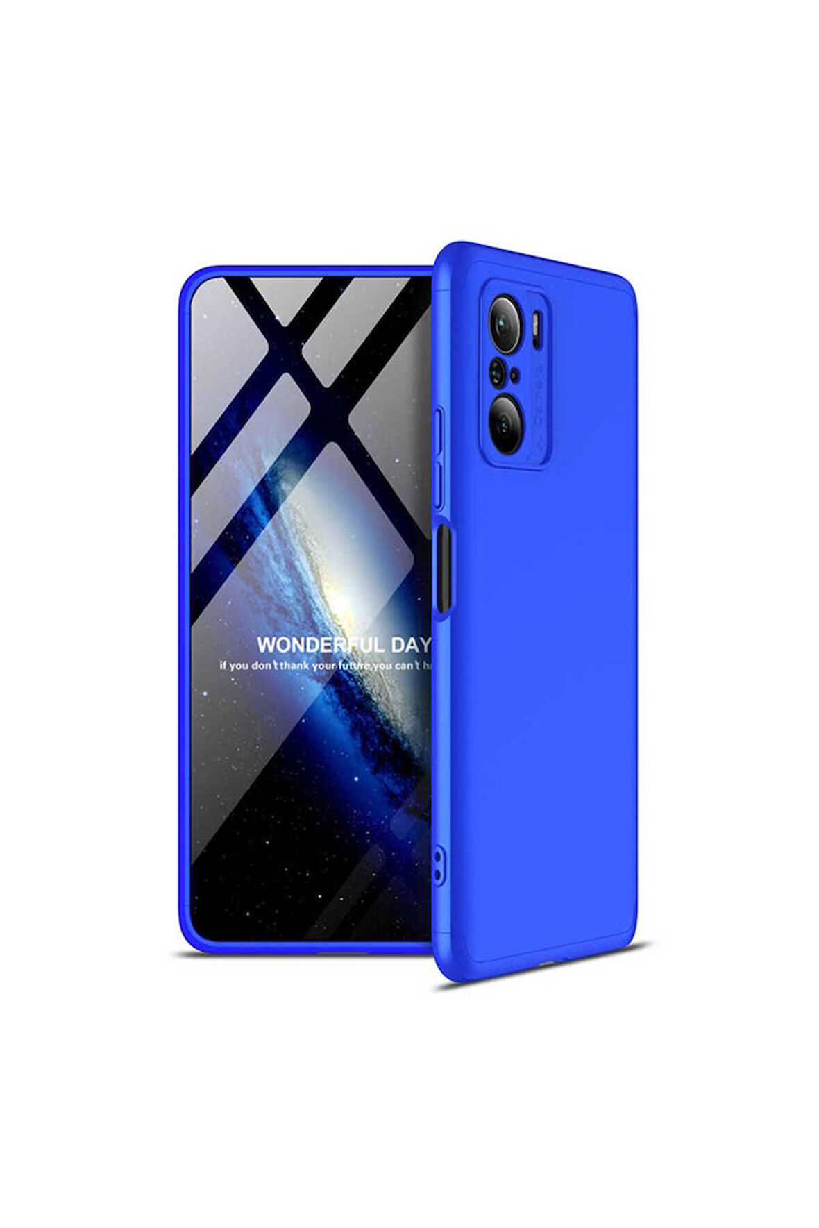 Xiaomi Mi 11i Uyumlu Kılıf Zore Ays Kapak Mavi