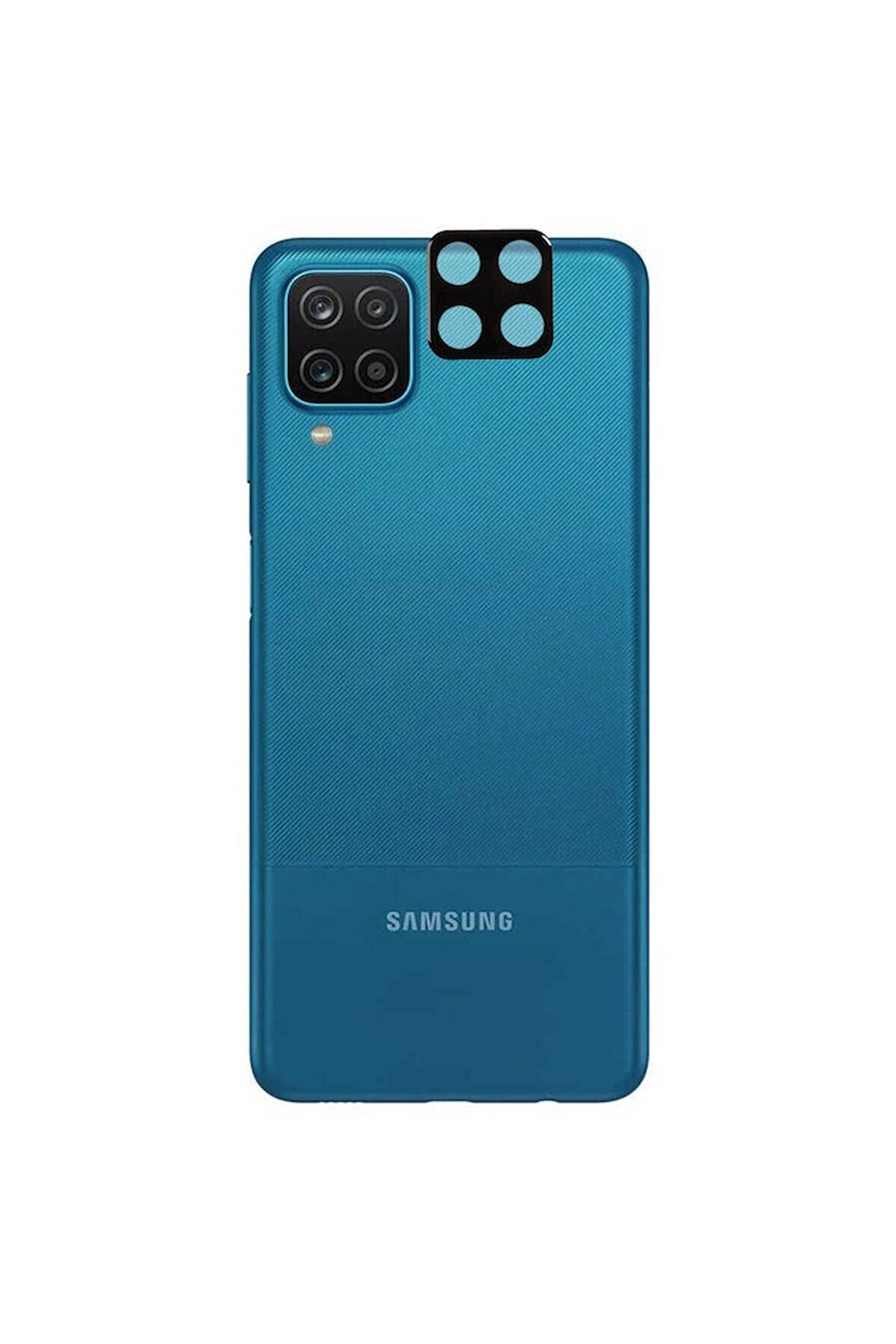 Samsung Galaxy A12 Uyumlu Zore 3D Kamera Camı