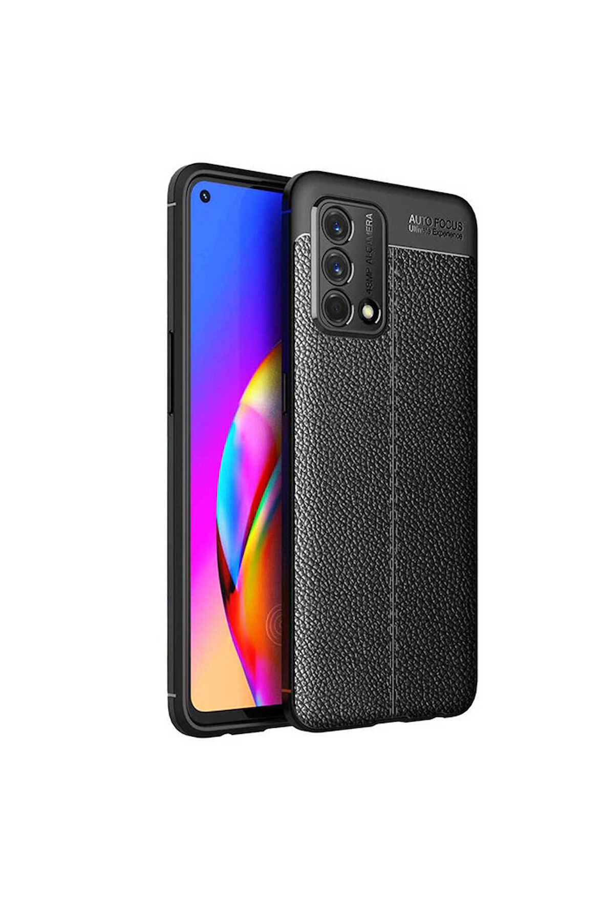 Oppo A74 4G Uyumlu Kılıf Zore Niss Silikon Kapak Siyah