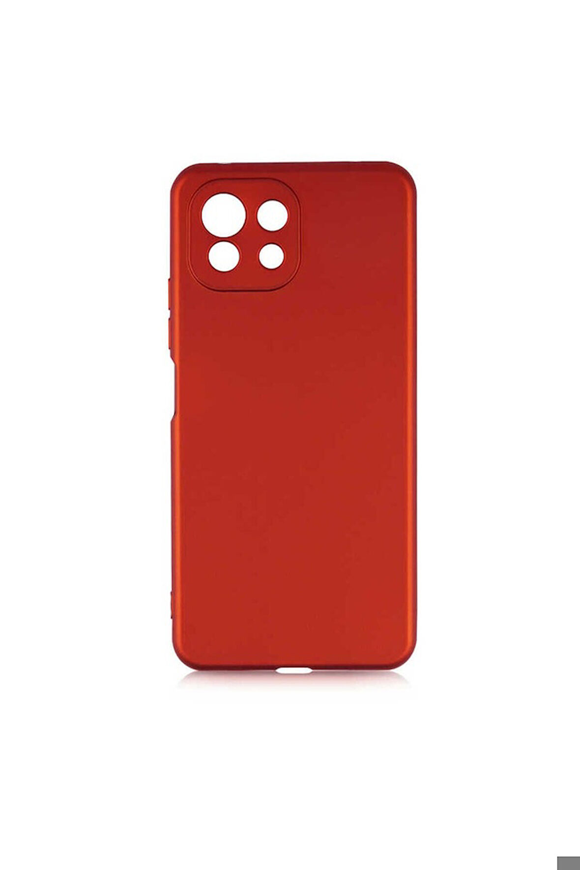 Xiaomi Mi 11 Lite Uyumlu Kılıf Zore Premier Silikon Kapak Kırmızı