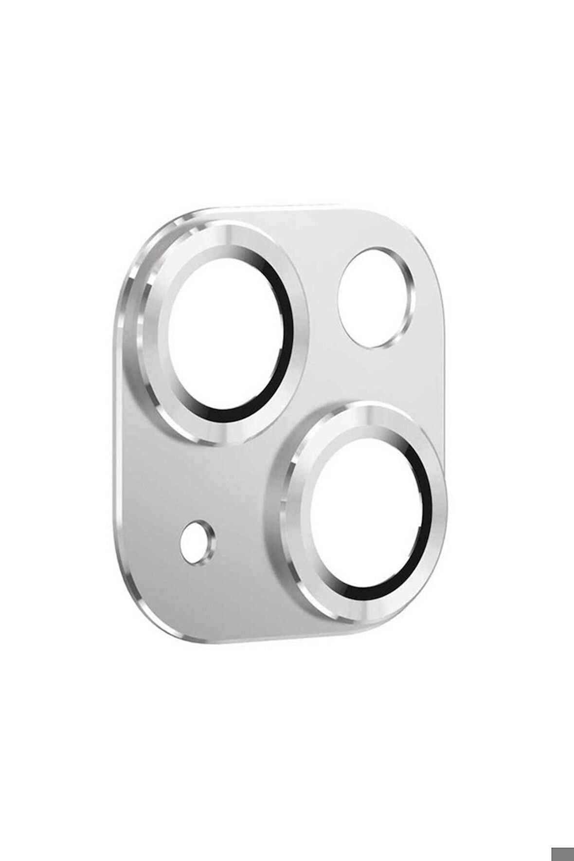 Apple iPhone 13 Mini Uyumlu CL-03 Kamera Lens Koruyucu Gümüş