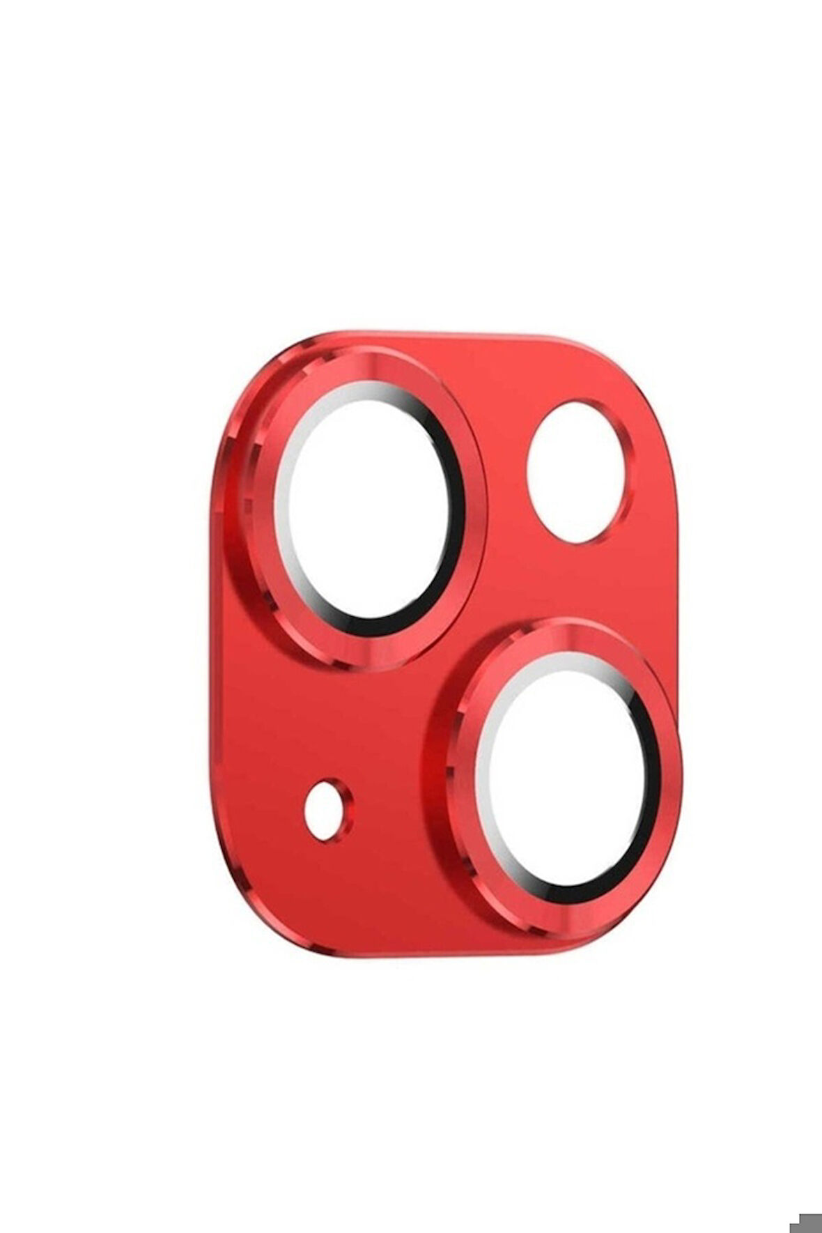 Apple iPhone 13 Mini Uyumlu CL-03 Kamera Lens Koruyucu Kırmızı