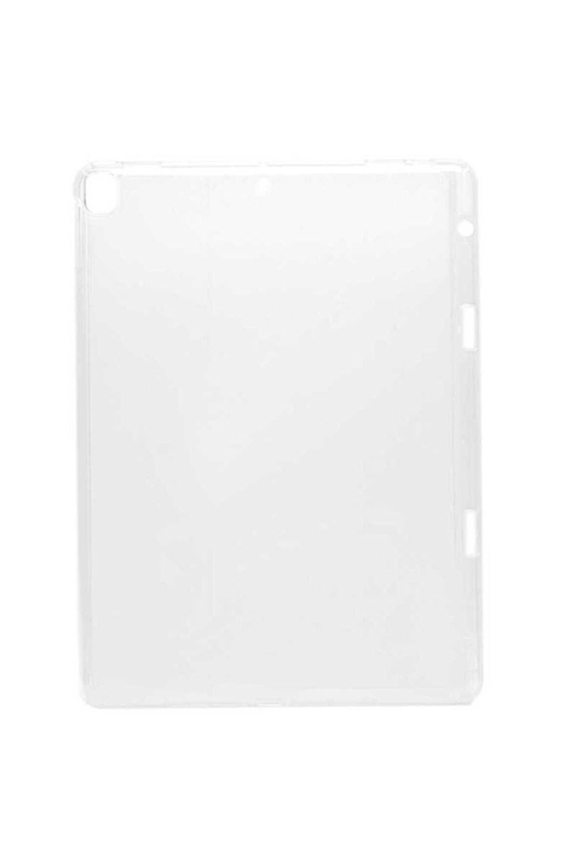 Apple iPad 10.2 2021 (9.Nesil) Uyumlu Zore Kalemli Tablet Silikon Renksiz