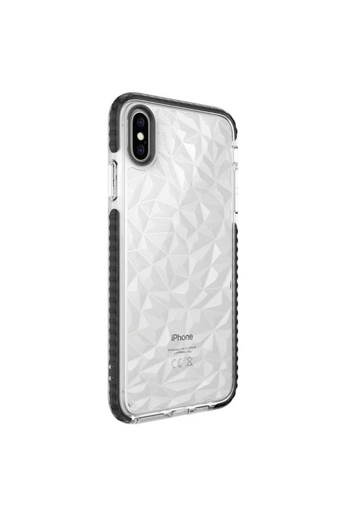 Apple iPhone XS Max Uyumlu Kılıf Zore Buzz Kapak Siyah