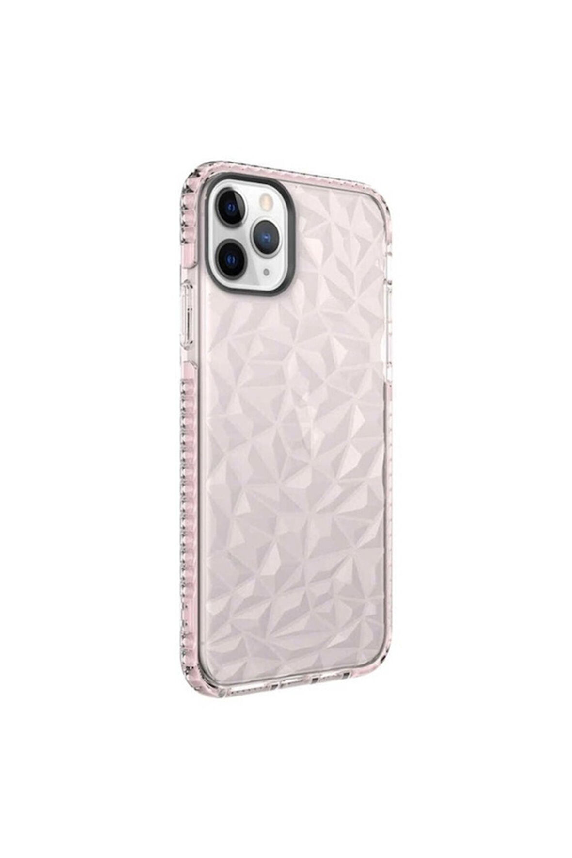Apple iPhone 11 Pro Max Uyumlu Kılıf Zore Buzz Kapak Pembe