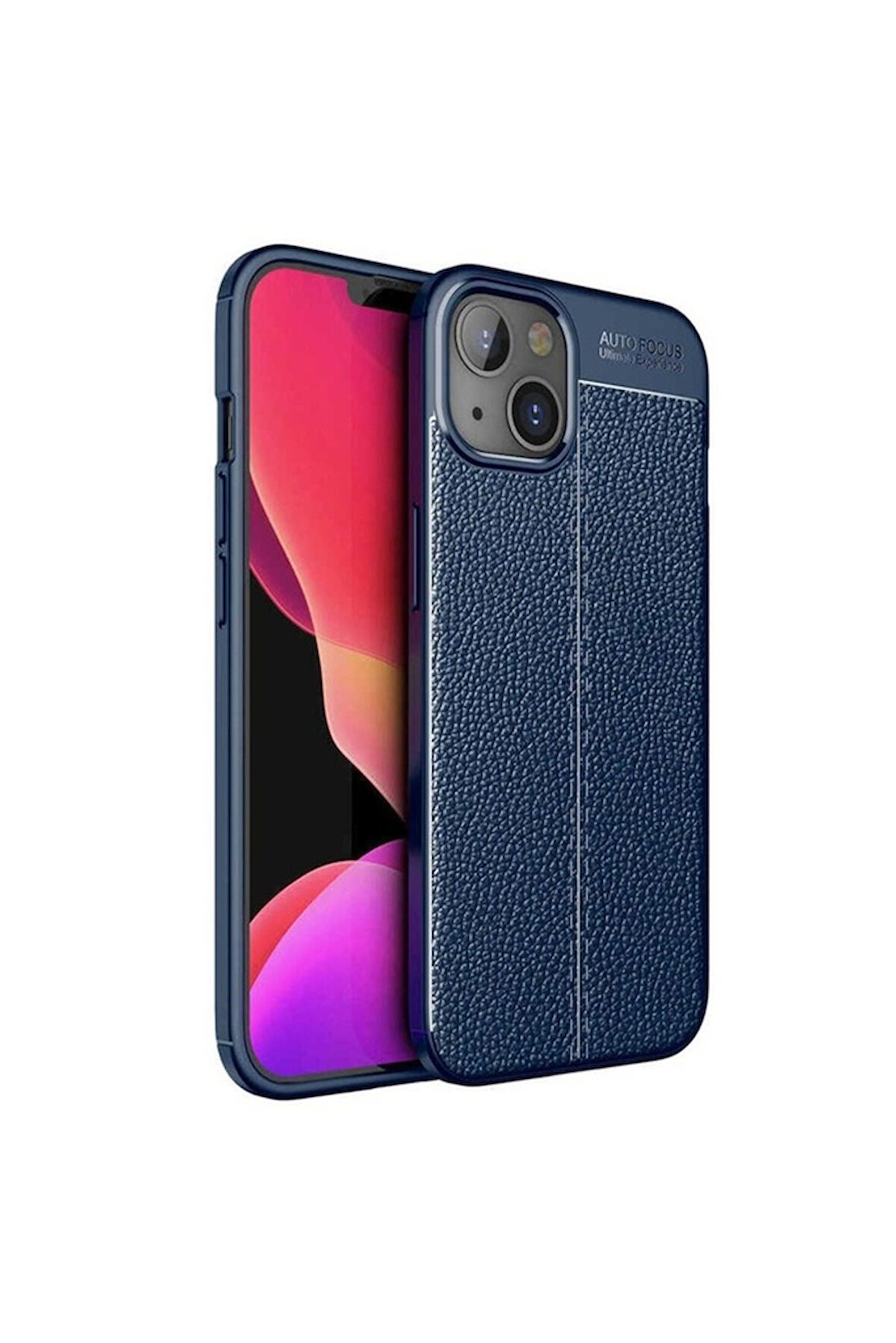 Apple iPhone 13 Mini Uyumlu Kılıf Zore Niss Silikon Kapak Lacivert