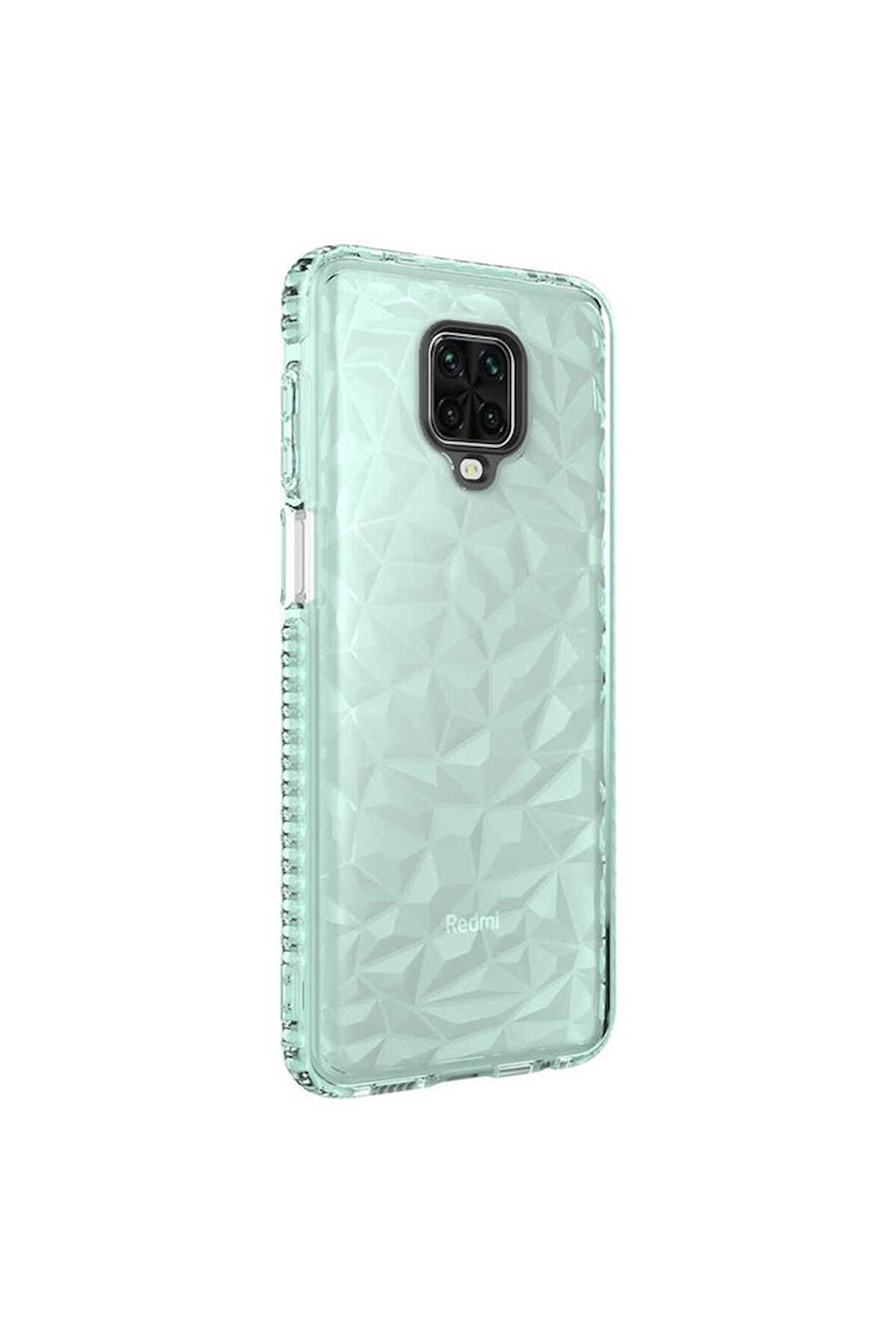 Xiaomi Redmi Note 9 Pro Uyumlu Kılıf Zore Buzz Kapak Yeşil