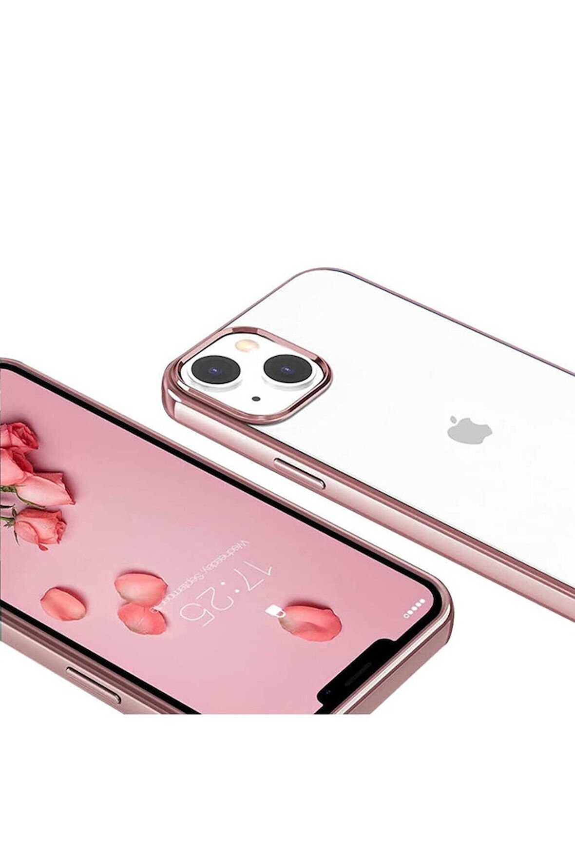 Apple iPhone 13 Mini Uyumlu Kılıf Zore Pixel Kapak Pembe