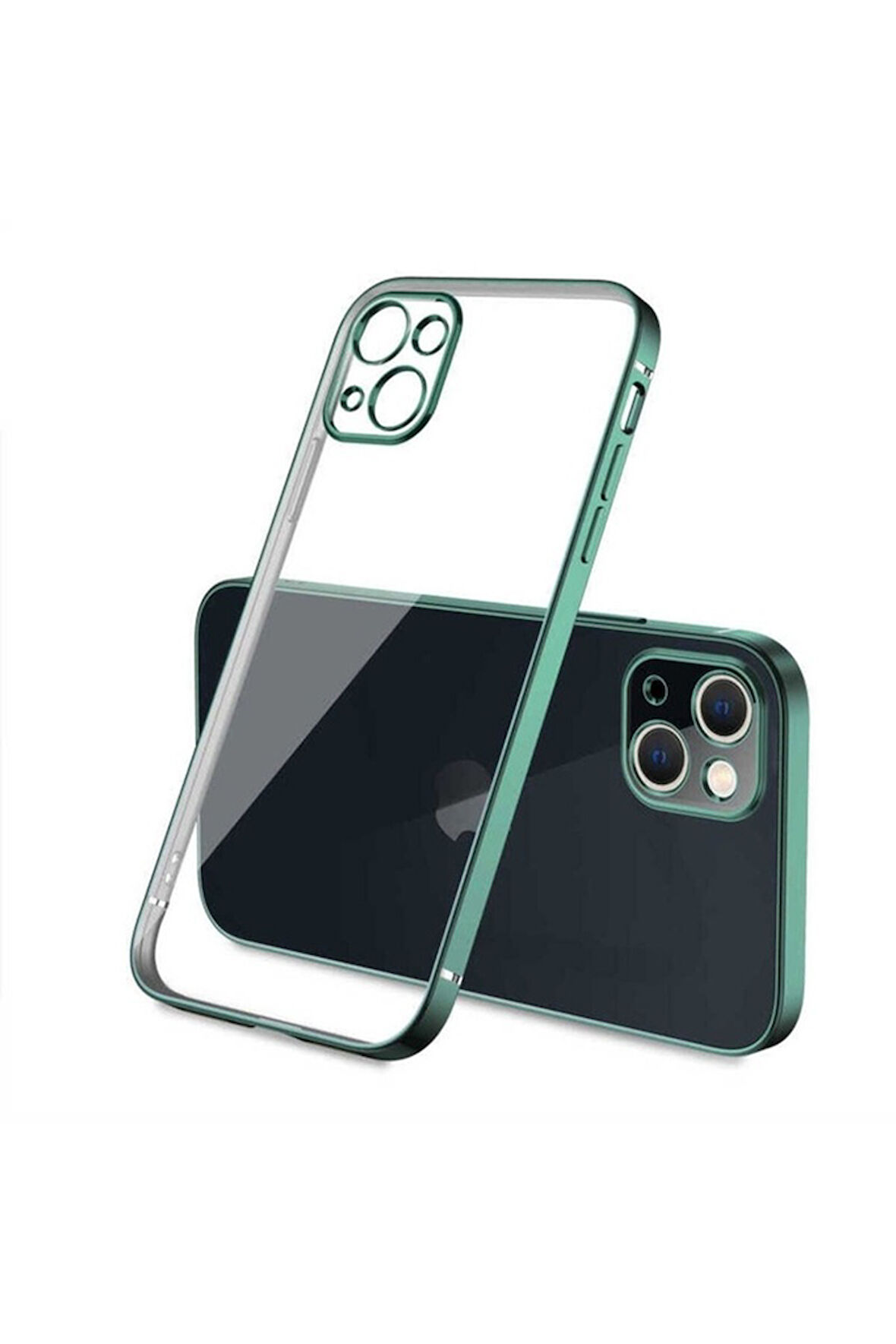 Apple iPhone 13 Mini Uyumlu Kılıf Zore Gbox Kapak Koyu Yeşil