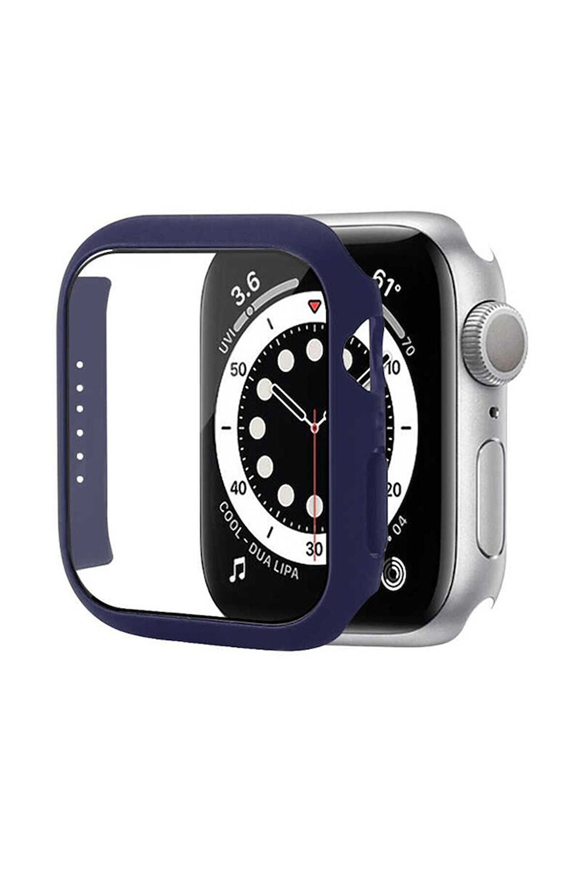 Apple Watch 7 45mm Uyumlu Zore Watch Gard 01 Ekran Koruyucu Lacivert