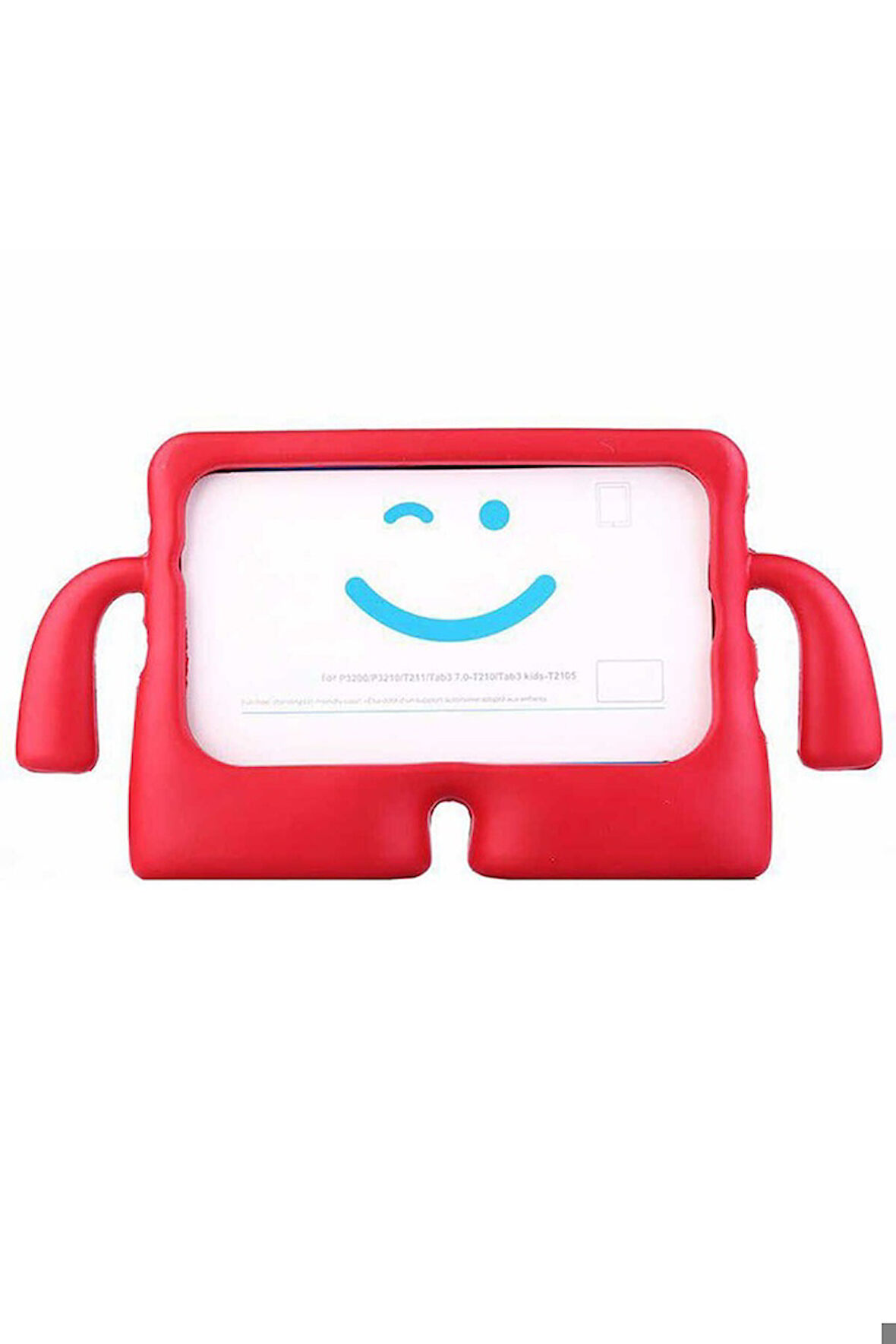 Samsung Galaxy Tab A9 Uyumlu Zore iBuy Standlı Tablet Kılıf Kırmızı