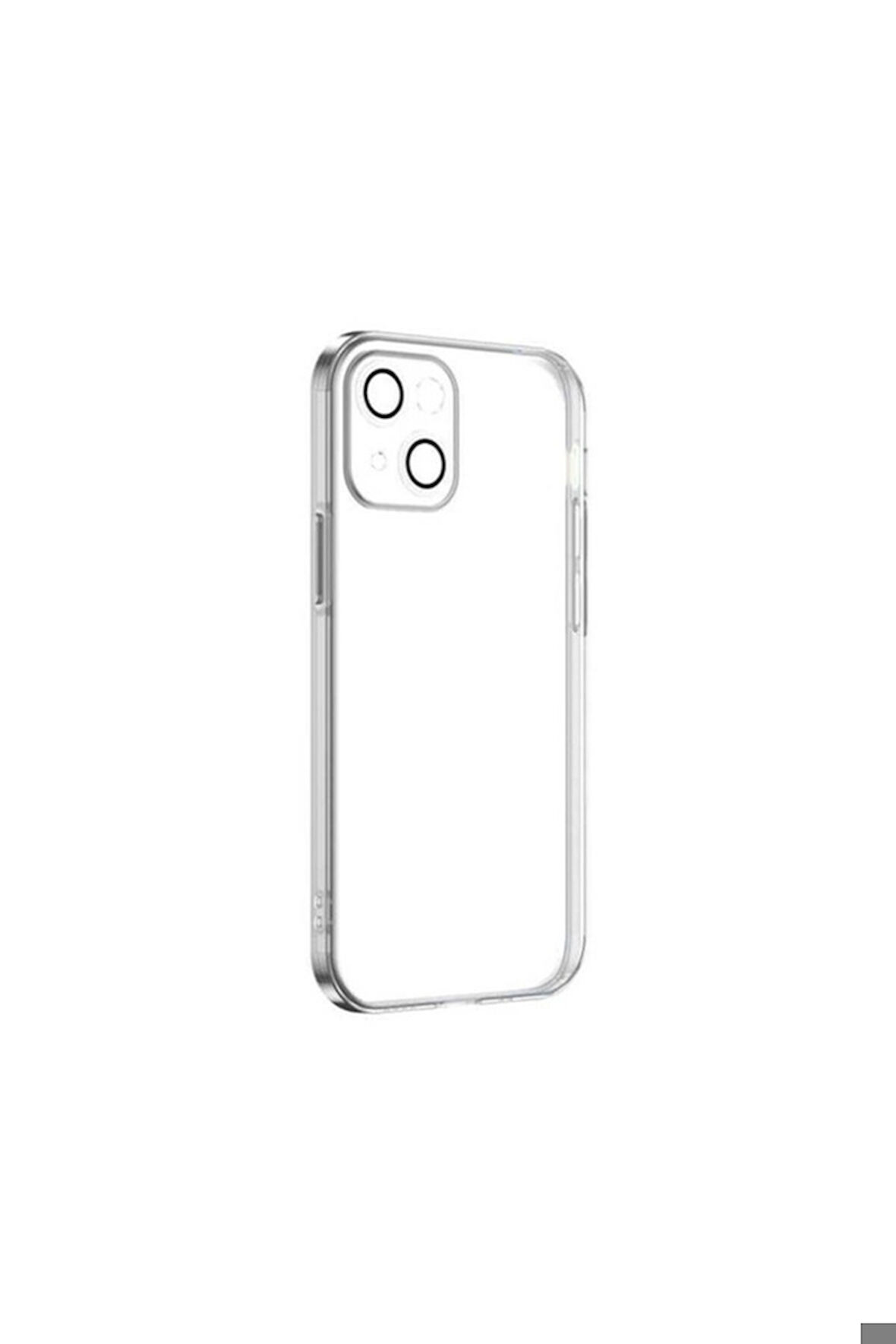 Apple iPhone 13 Mini Uyumlu Kılıf Zore Krep Kapak Renksiz