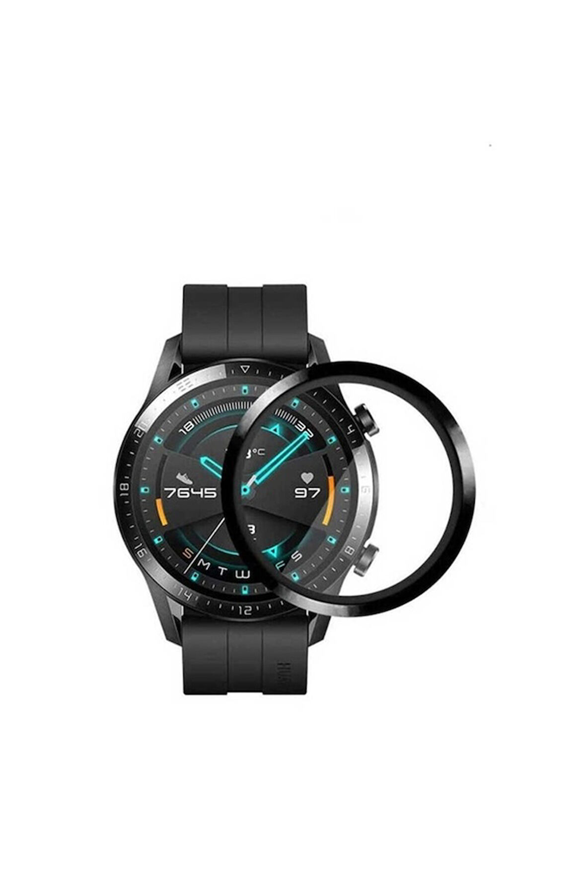 Huawei GT2 42mm Uyumlu Zore PMMA Pet Saat Ekran Koruyucu
