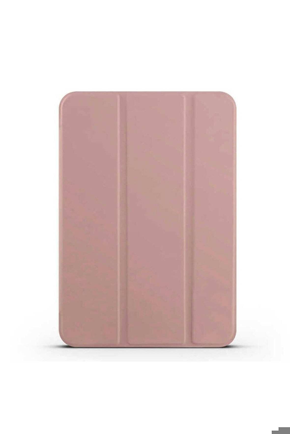 Apple iPad Mini 2021 (6.Nesil) Uyumlu Zore Smart Cover Standlı 1-1 Kılıf Rose Gold