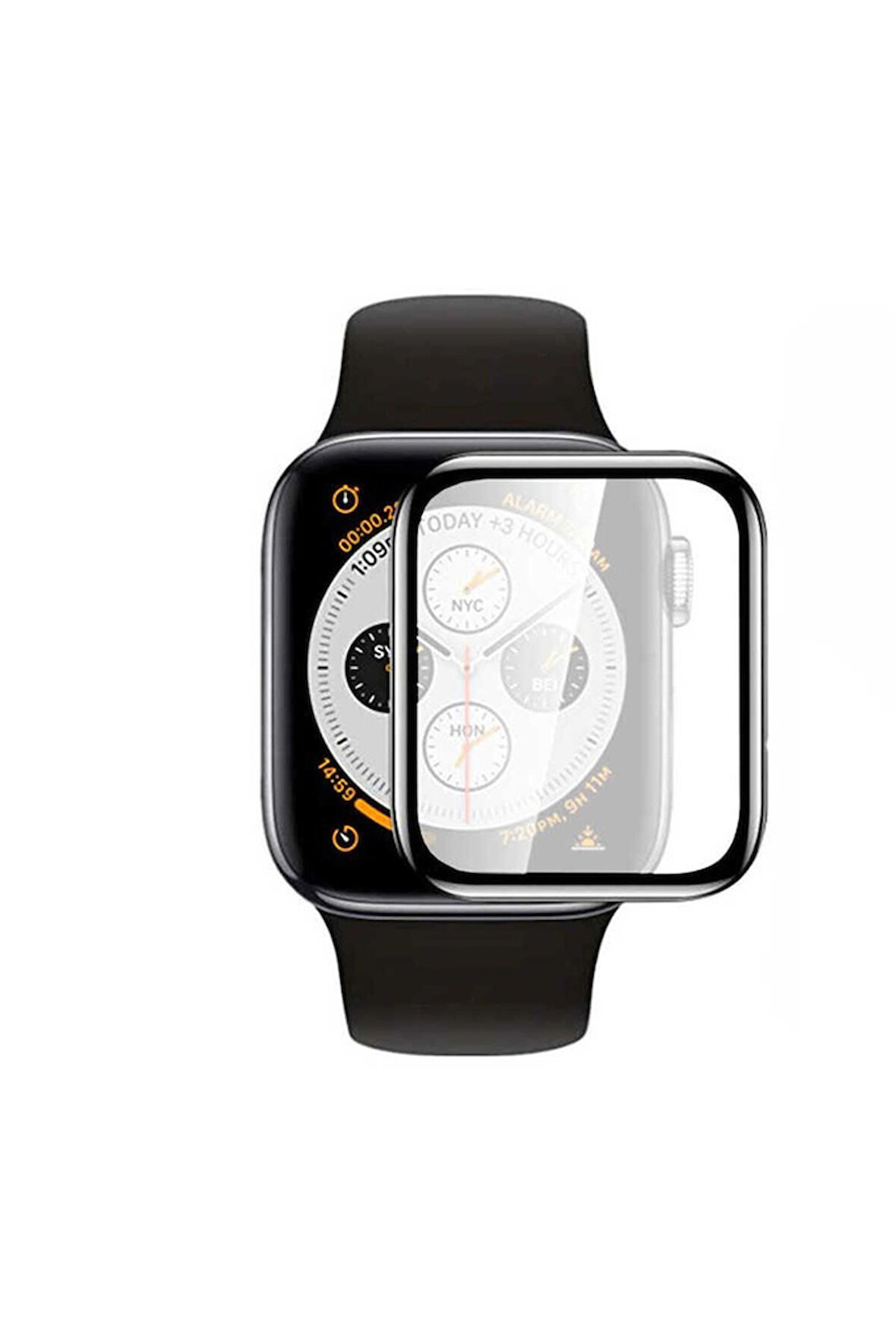 Apple Watch 42mm Uyumlu Zore Mat Eko PMMA Pet Saat Ekran Koruyucu