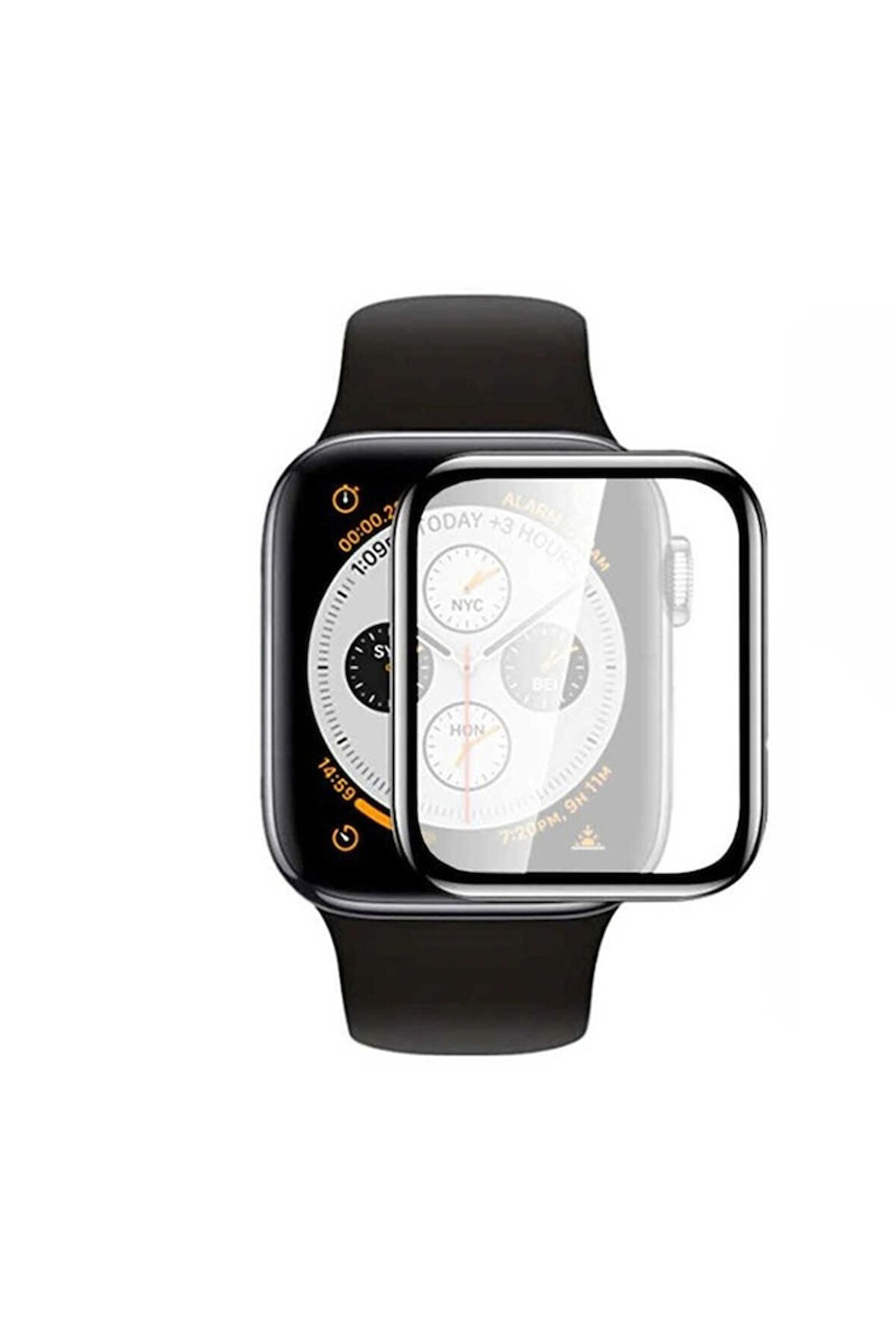 Apple Watch 7 41mm Uyumlu Zore Mat Eko PMMA Pet Saat Ekran Koruyucu