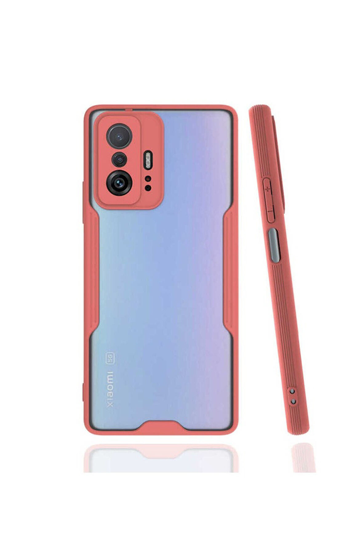 Xiaomi Mi 11T Pro 5G Uyumlu Kılıf Zore Parfe Kapak Pembe