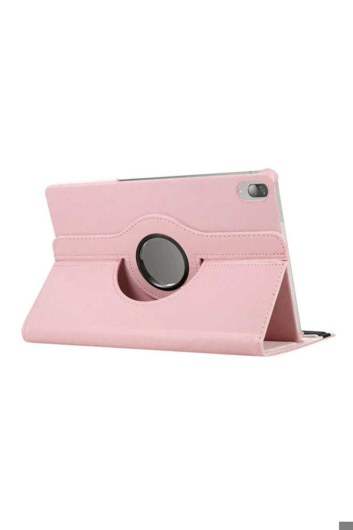 Lenovo M10 TB-X505F Uyumlu Zore Dönebilen Standlı Kılıf Pembe