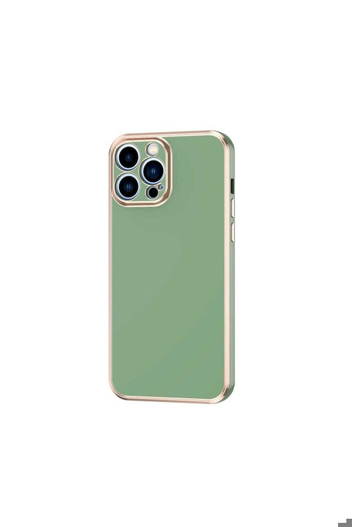 Apple iPhone 13 Pro Uyumlu Kılıf Zore Bark Kapak Açık Yeşil