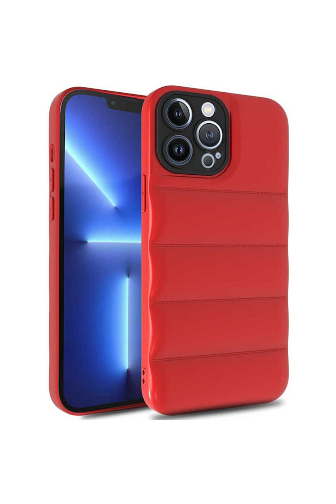 Apple iPhone 13 Pro Uyumlu Kılıf Zore Kasis Kapak Kırmızı