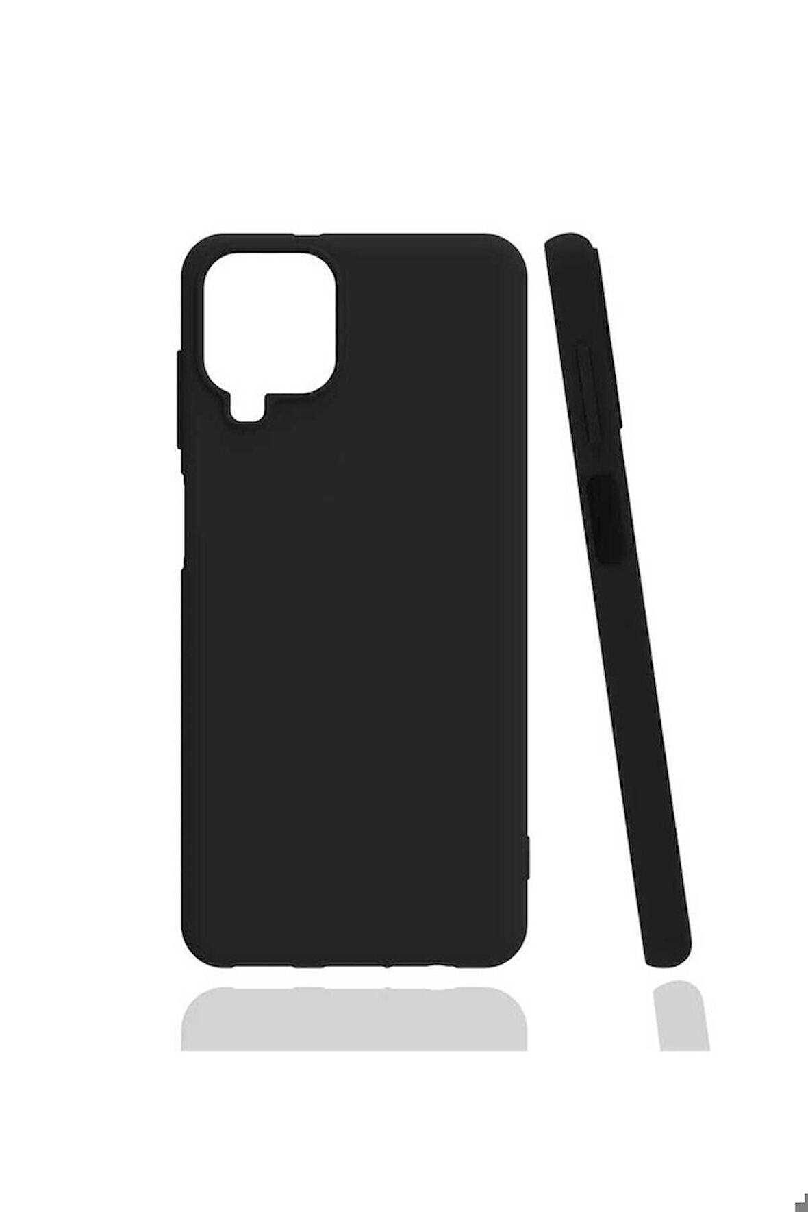 Samsung Galaxy M22 Uyumlu Kılıf Zore Biye Silikon Siyah