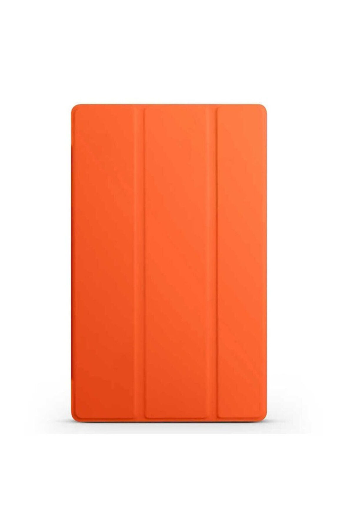 Lenovo M10 TB-X306F Gen.2 Uyumlu Zore Smart Cover Standlı 1-1 Kılıf Turuncu