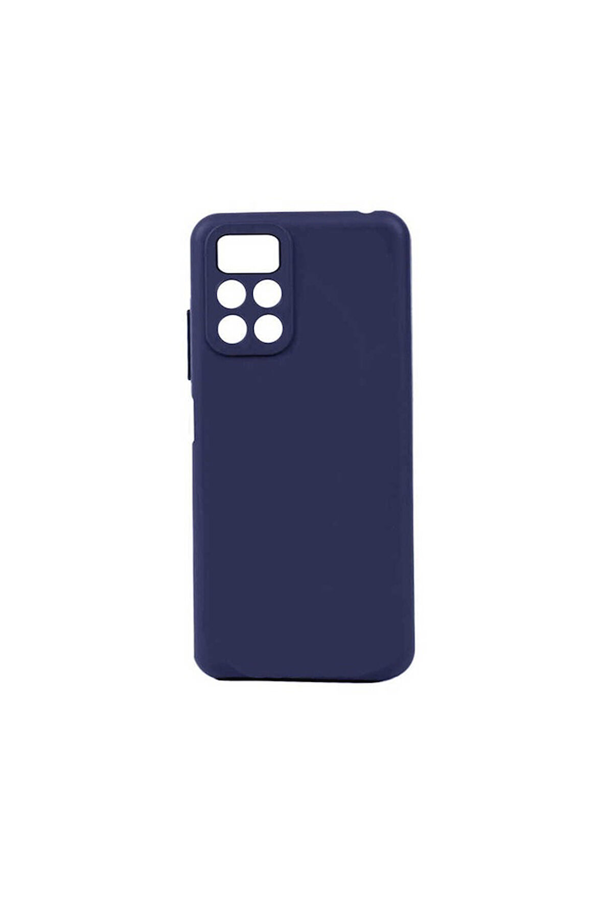 Xiaomi Redmi Note 11S Global Uyumlu Kılıf Zore Biye Silikon Lacivert