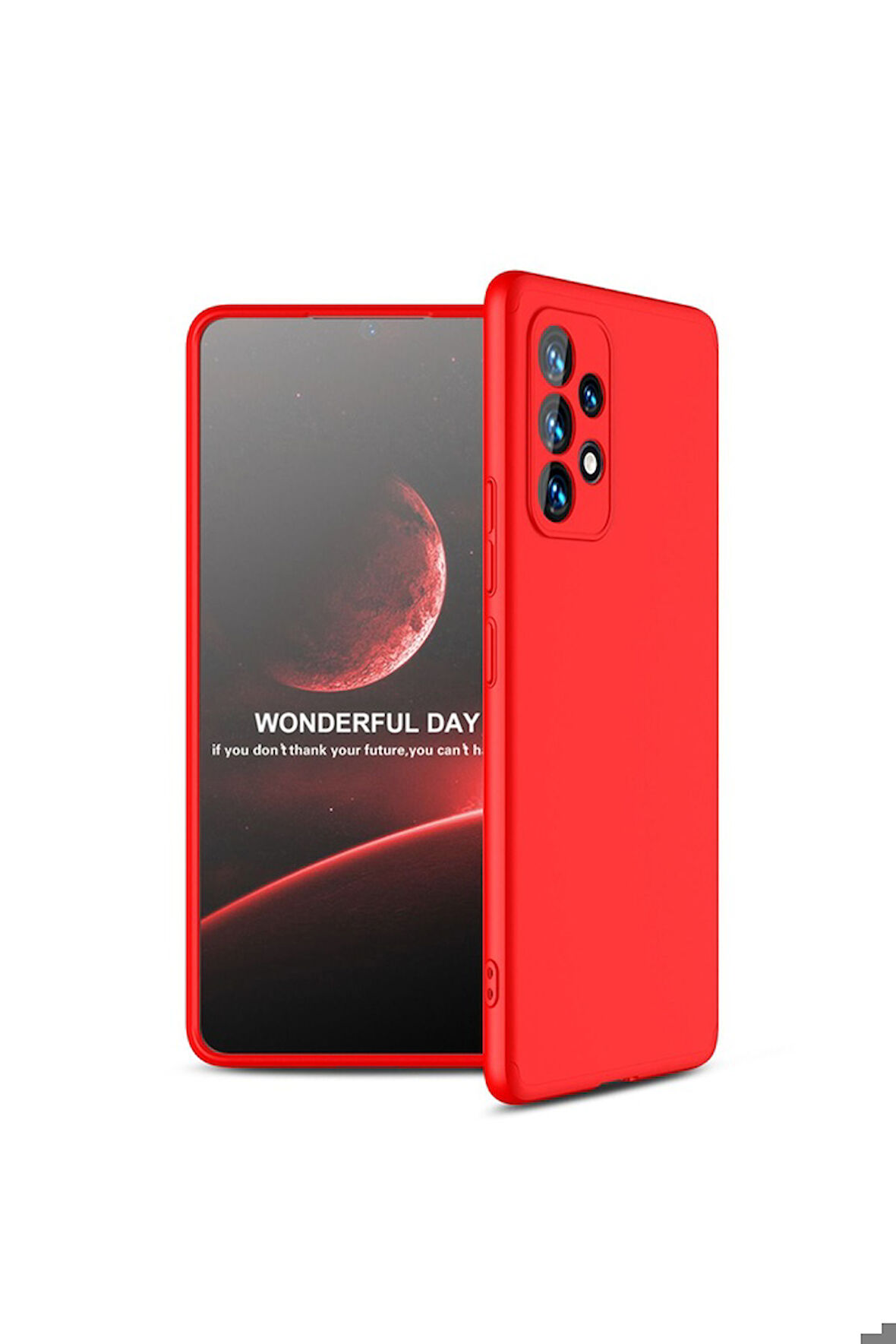 Samsung Galaxy A53 5G Uyumlu Kılıf Zore Ays Kapak Kırmızı