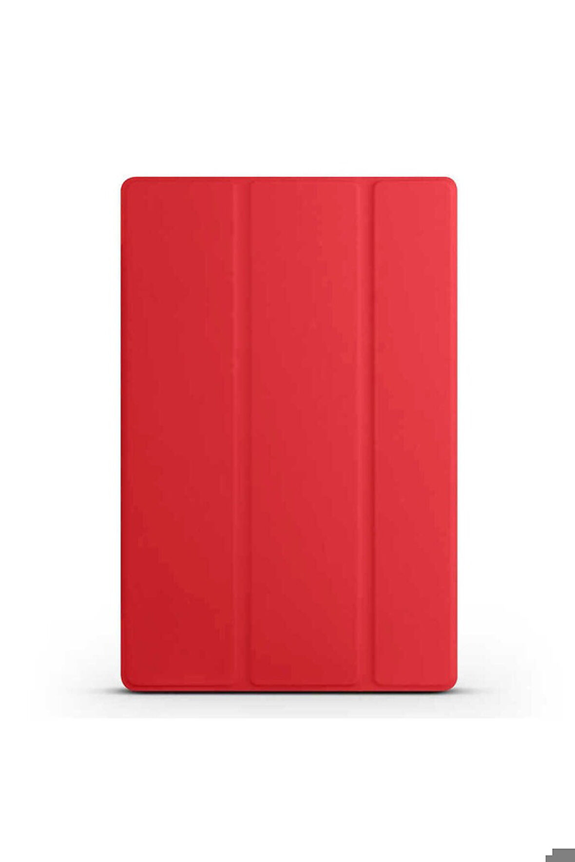 Samsung Galaxy Tab A8 10.5 SM-X200 (2021) Uyumlu Zore Smart Cover Standlı 1-1 Kılıf Kırmızı