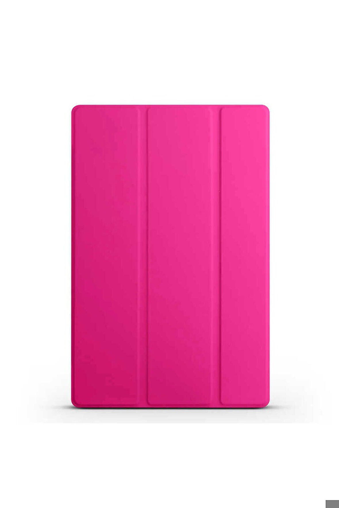 Samsung Galaxy Tab A8 10.5 SM-X200 (2021) Uyumlu Zore Smart Cover Standlı 1-1 Kılıf Pembe Koyu