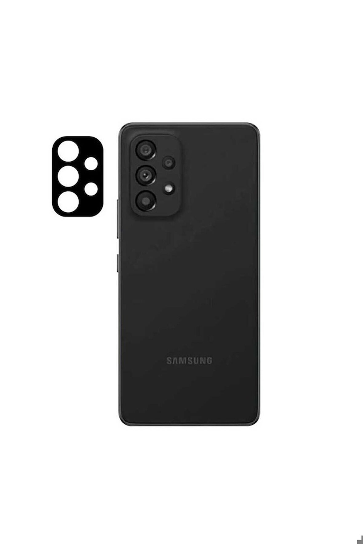 Samsung Galaxy A53 5G Uyumlu Zore 3D Kamera Camı