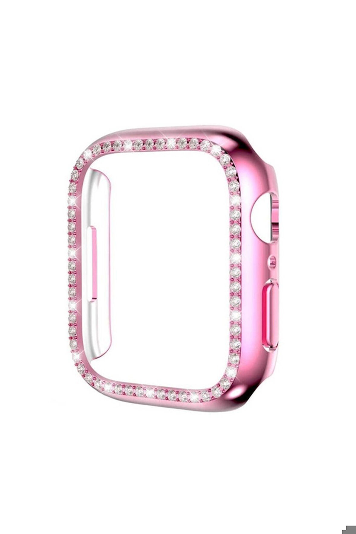 Apple Watch 40mm Uyumlu Zore Watch Gard 05 Sert PC Koruyucu Pembe