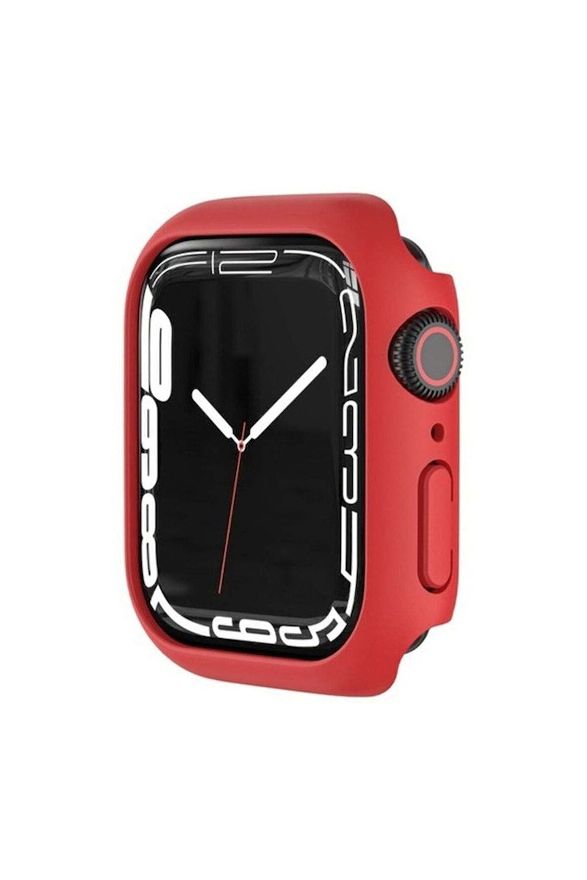 Apple Watch 38mm Uyumlu Zore Watch Gard 07 Sert PC Koruyucu Kırmızı