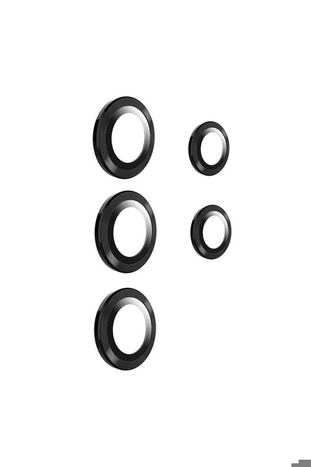 Samsung Galaxy S22 Ultra Uyumlu Zore Kamera Lens Koruyucu Siyah