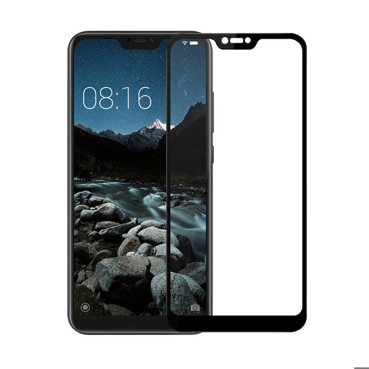Xiaomi Mi A2 Lite Uyumlu Davin 5D Cam Ekran Koruyucu