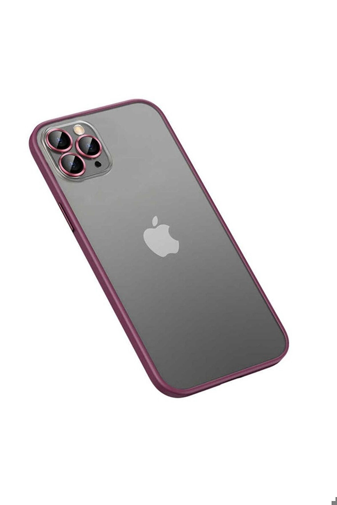 Apple iPhone 13 Pro Max Uyumlu Kılıf Zore Retro Kapak Koyu Mor