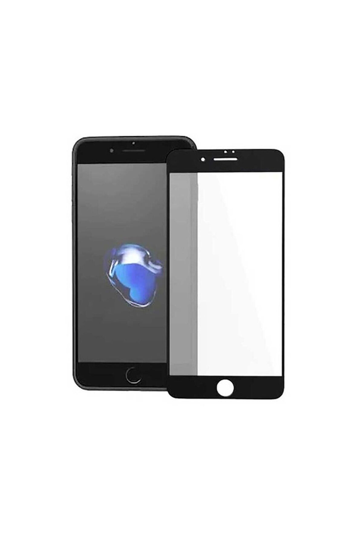 Apple iPhone 8 Plus Uyumlu Davin Mat Seramik Ekran Koruyucu Siyah