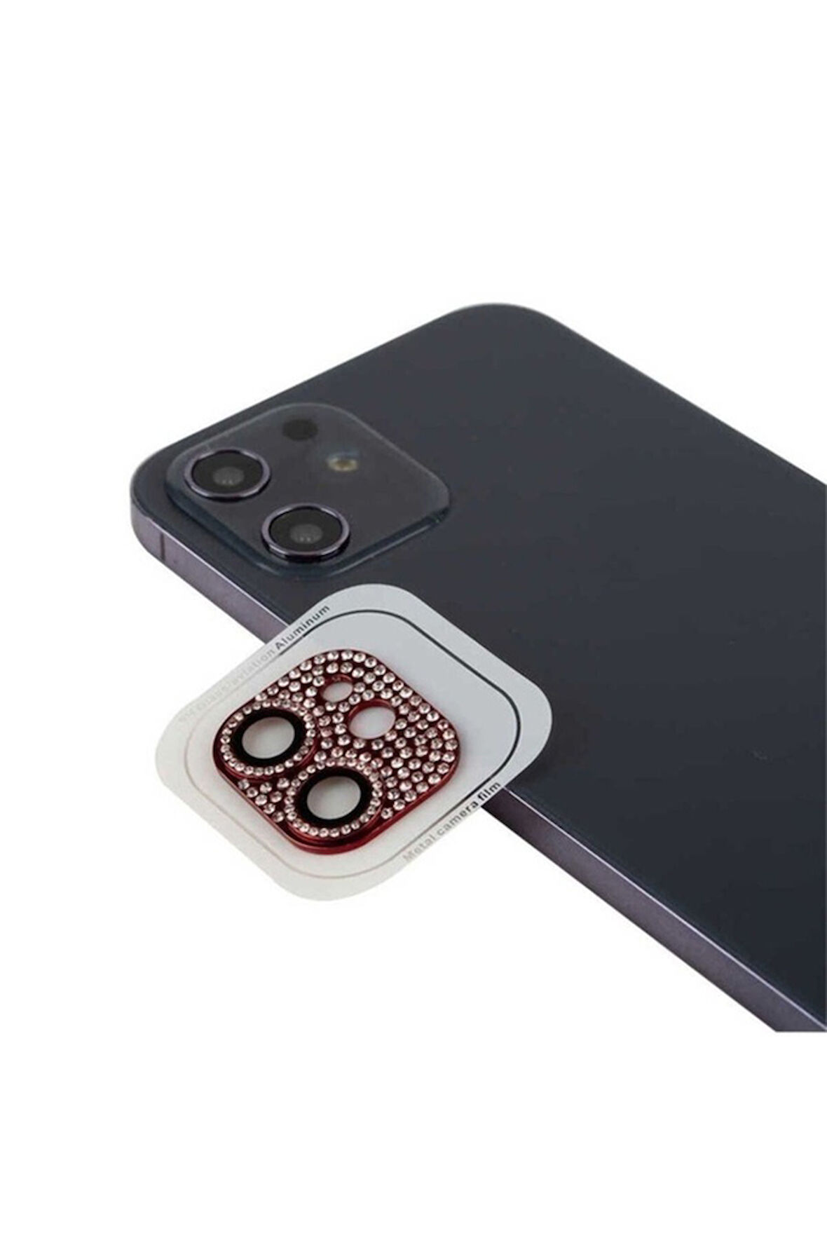 Apple iPhone 11 Uyumlu CL-08 Kamera Lens Koruyucu Kırmızı