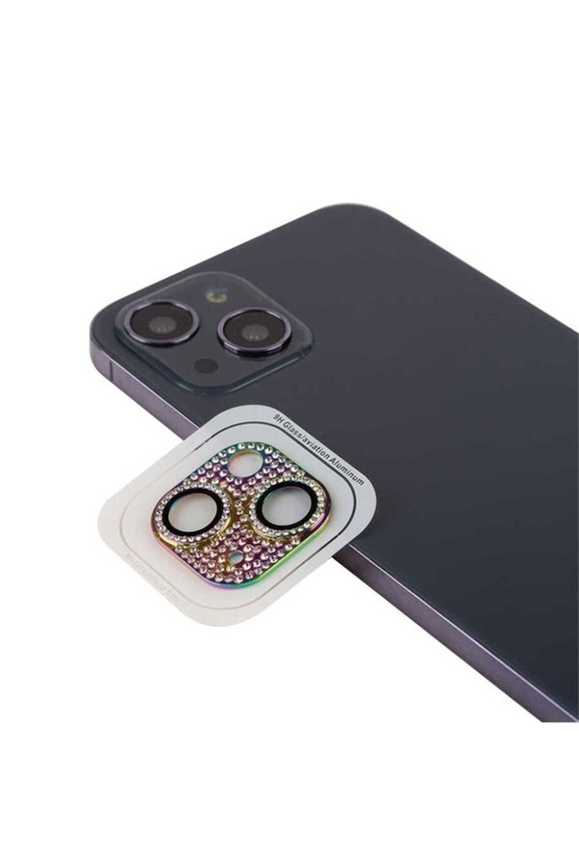 Apple iPhone 13 Mini Uyumlu CL-08 Kamera Lens Koruyucu Colorful