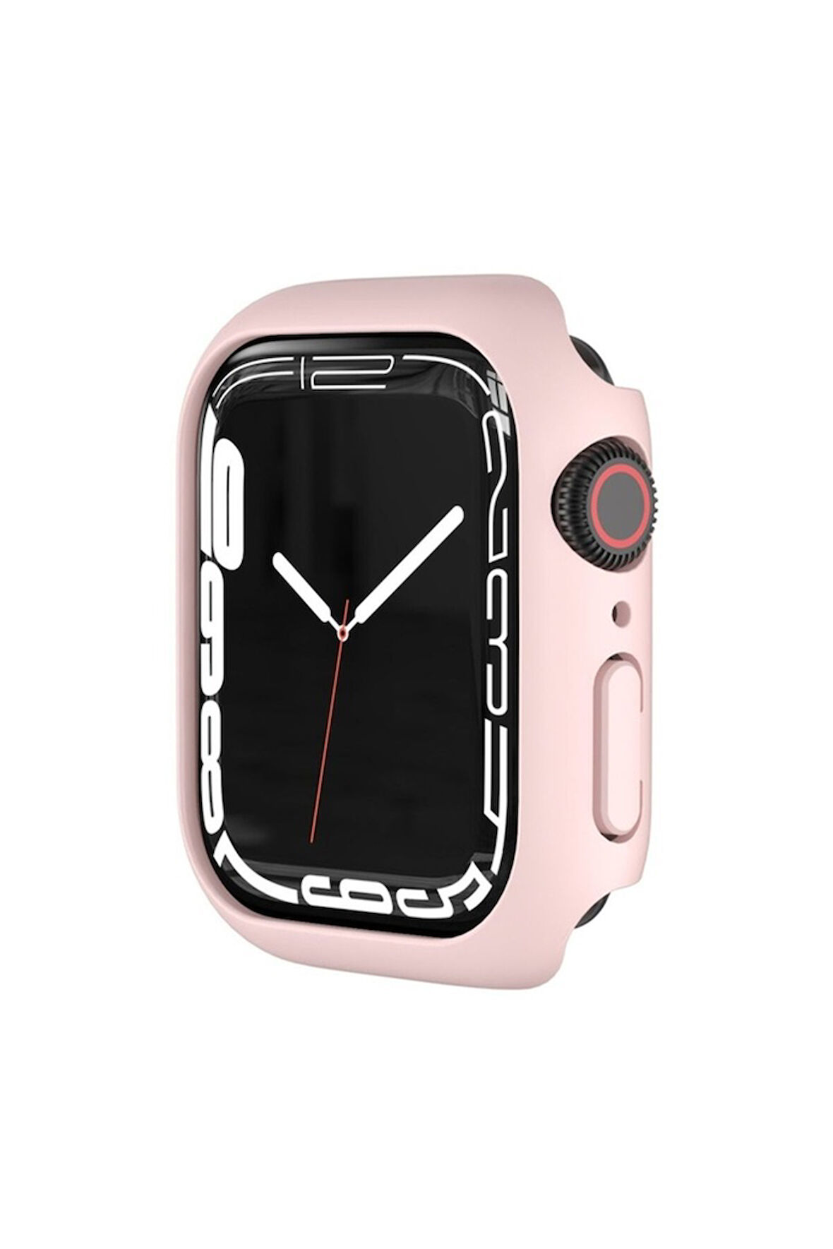 Apple Watch 7 41mm Uyumlu Zore Watch Gard 07 Sert PC Koruyucu Pembe