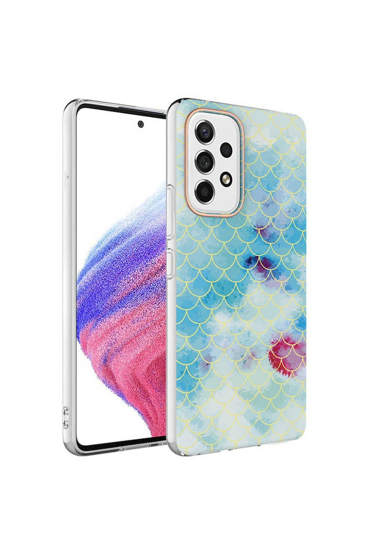 Samsung Galaxy A13 4G Uyumlu Kılıf Zore Bella Kapak Mavi