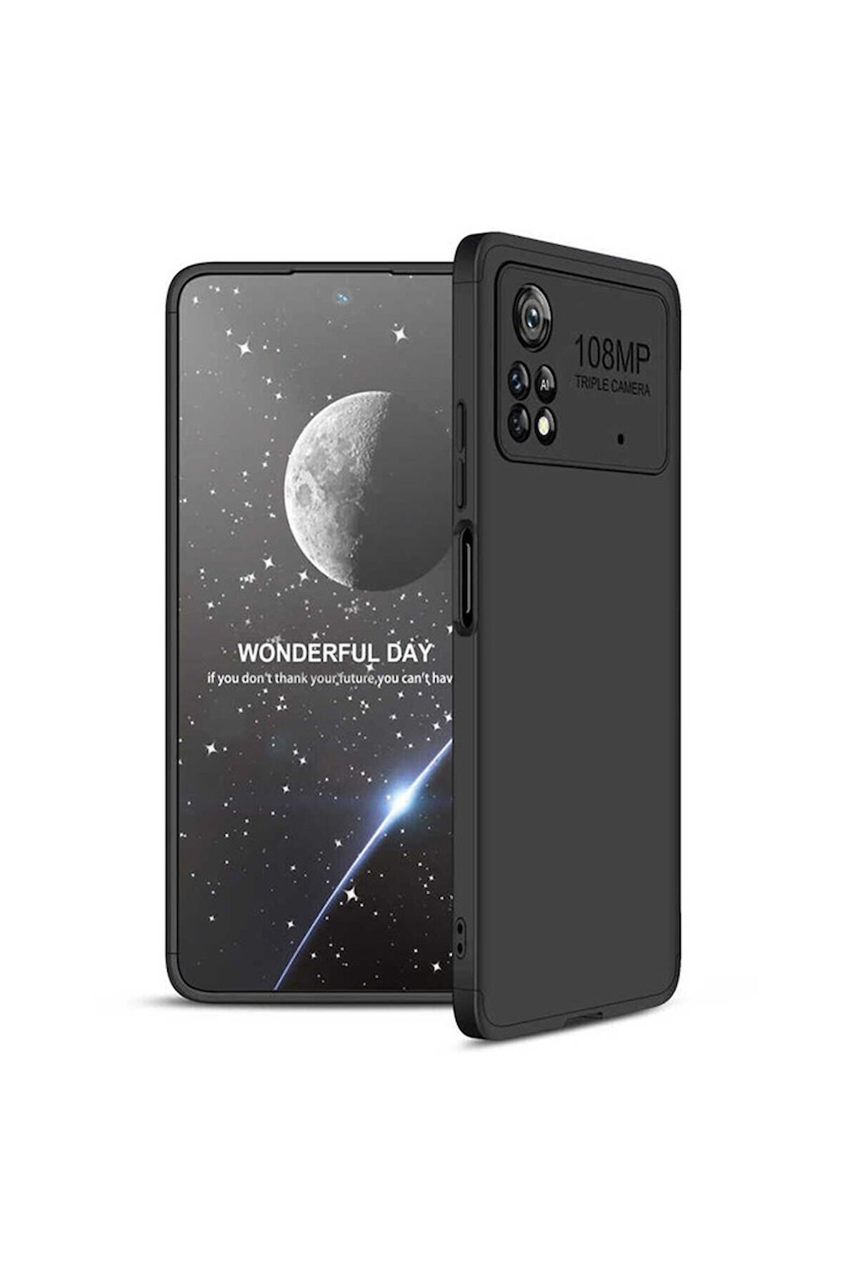 Xiaomi Poco X4 Pro 5G Uyumlu Kılıf Zore Ays Kapak Siyah