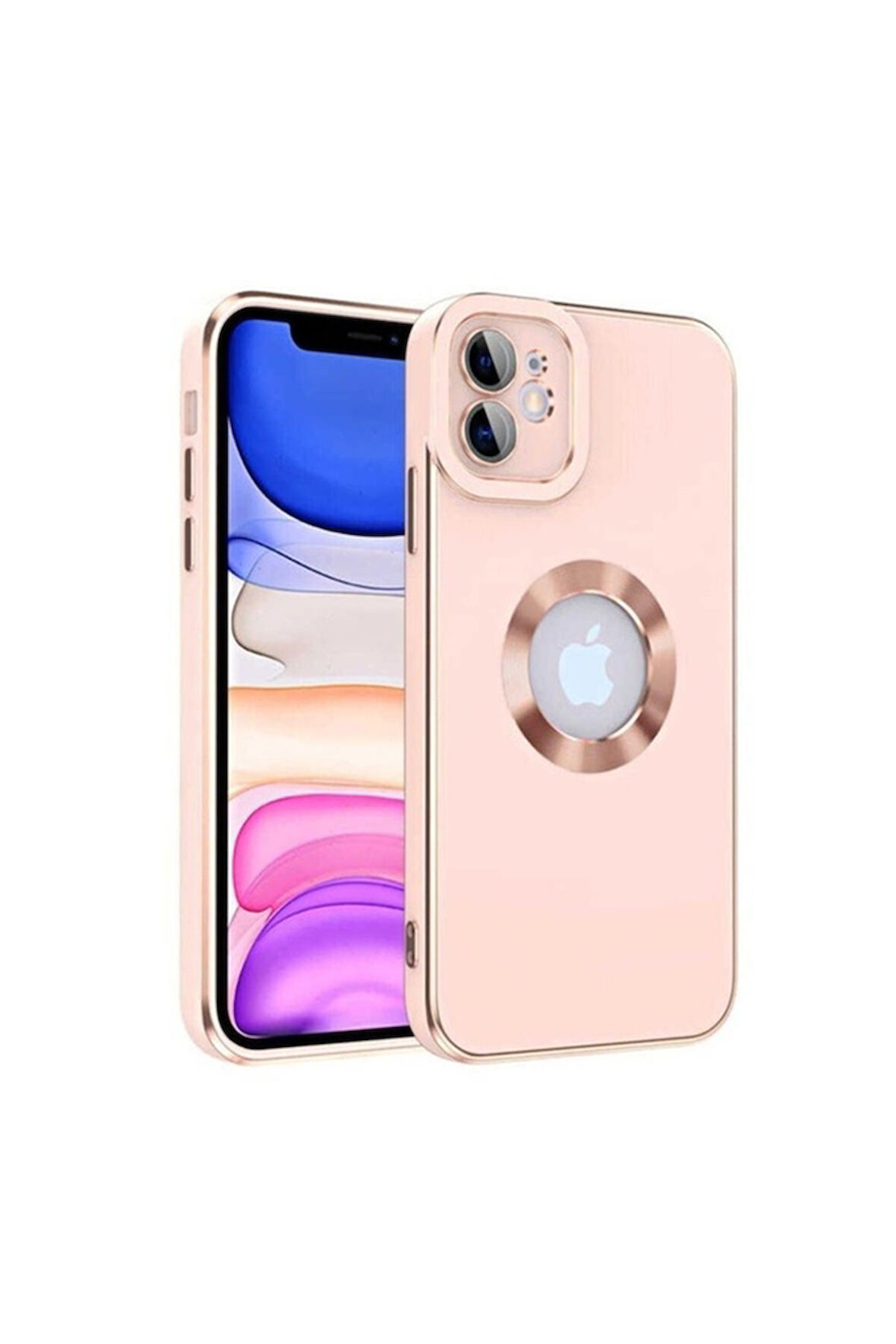 Apple iPhone 11 Uyumlu Kılıf Zore Kongo Kapak Rose Gold