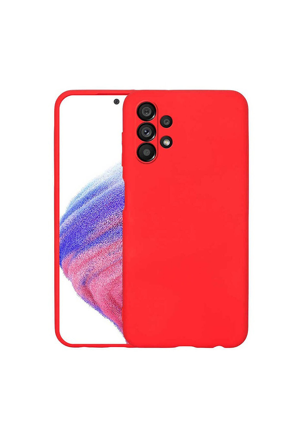 Samsung Galaxy A23 Uyumlu Kılıf Zore Mara Lansman Kapak Kırmızı