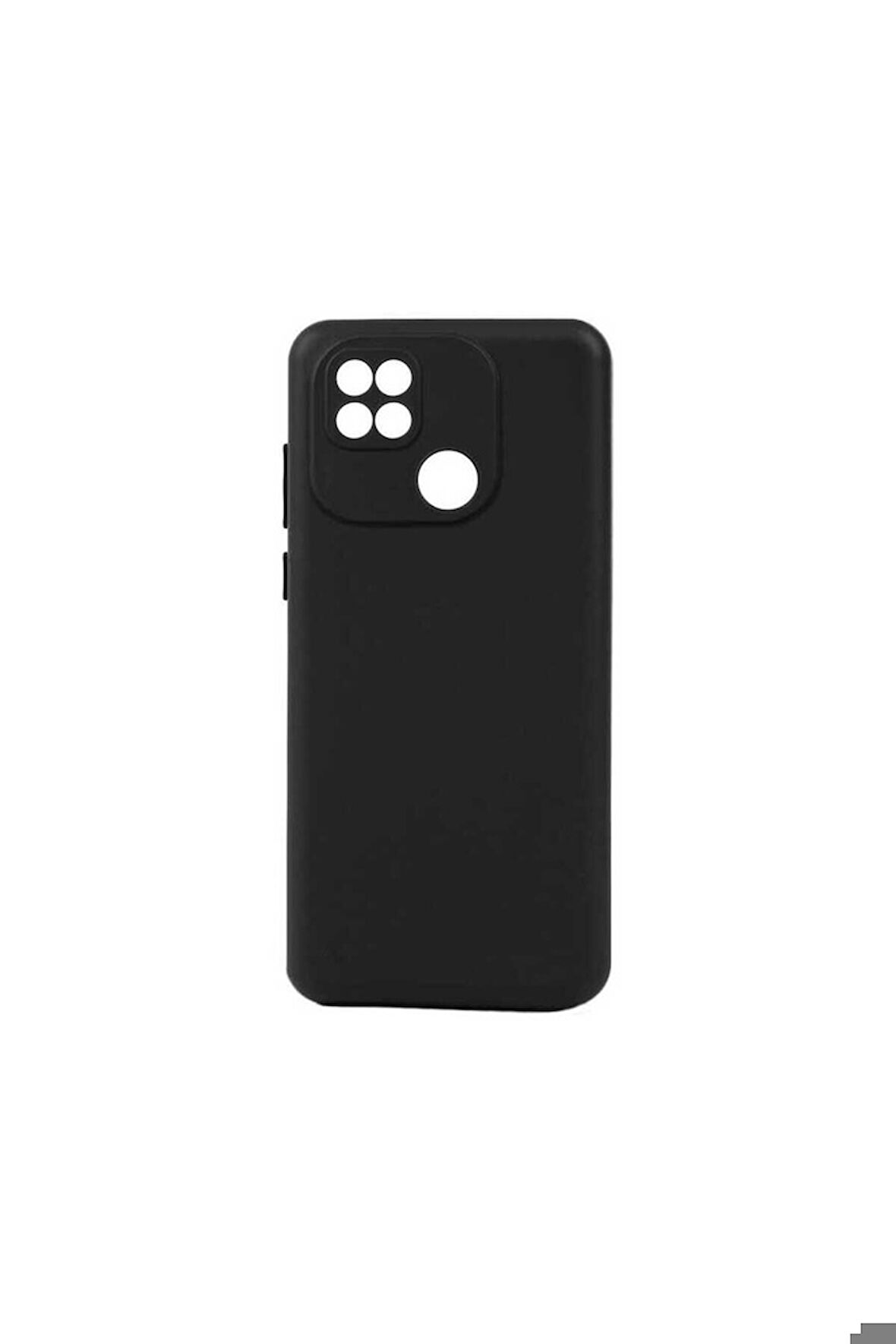 Xiaomi Redmi 10A Uyumlu Kılıf Zore Biye Silikon Siyah