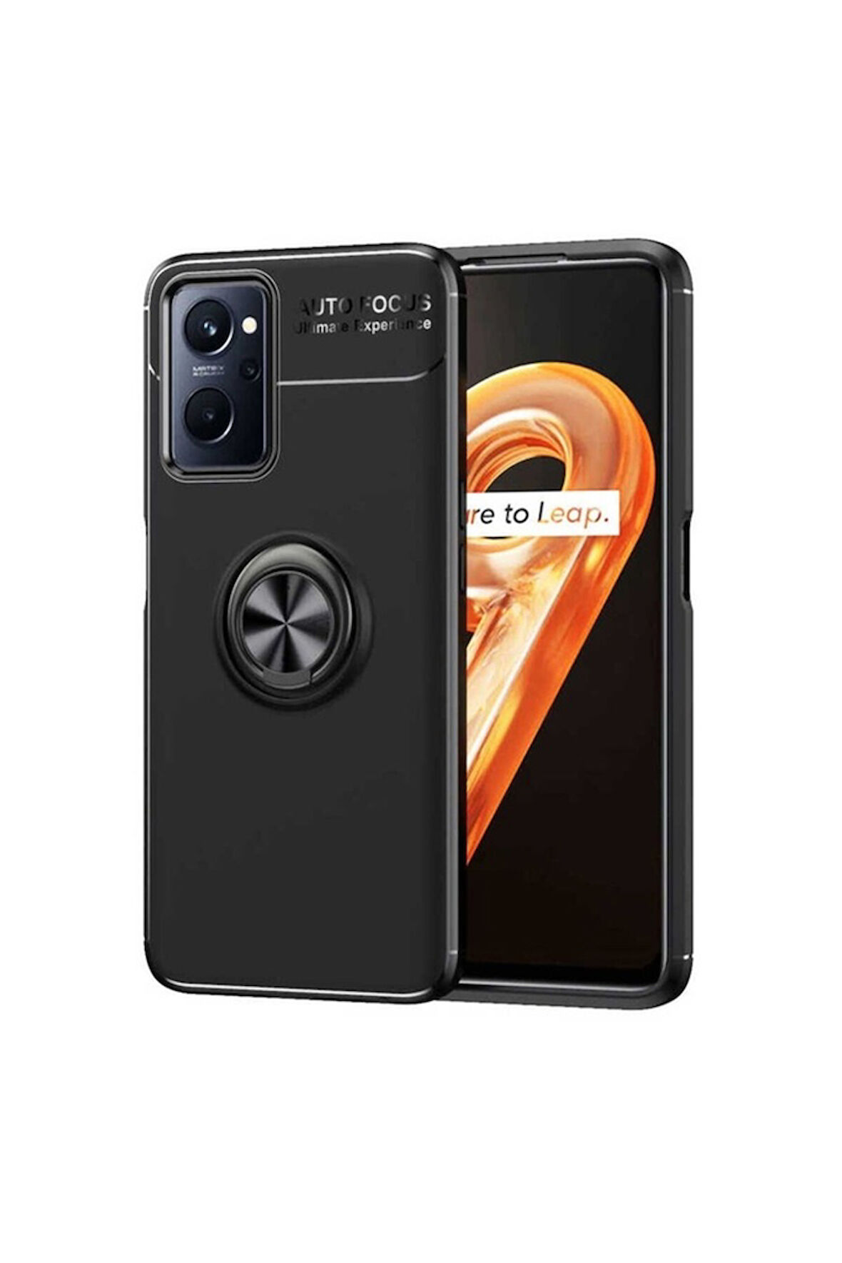 Oppo A36 Uyumlu Kılıf Zore Ravel Silikon Kapak Siyah