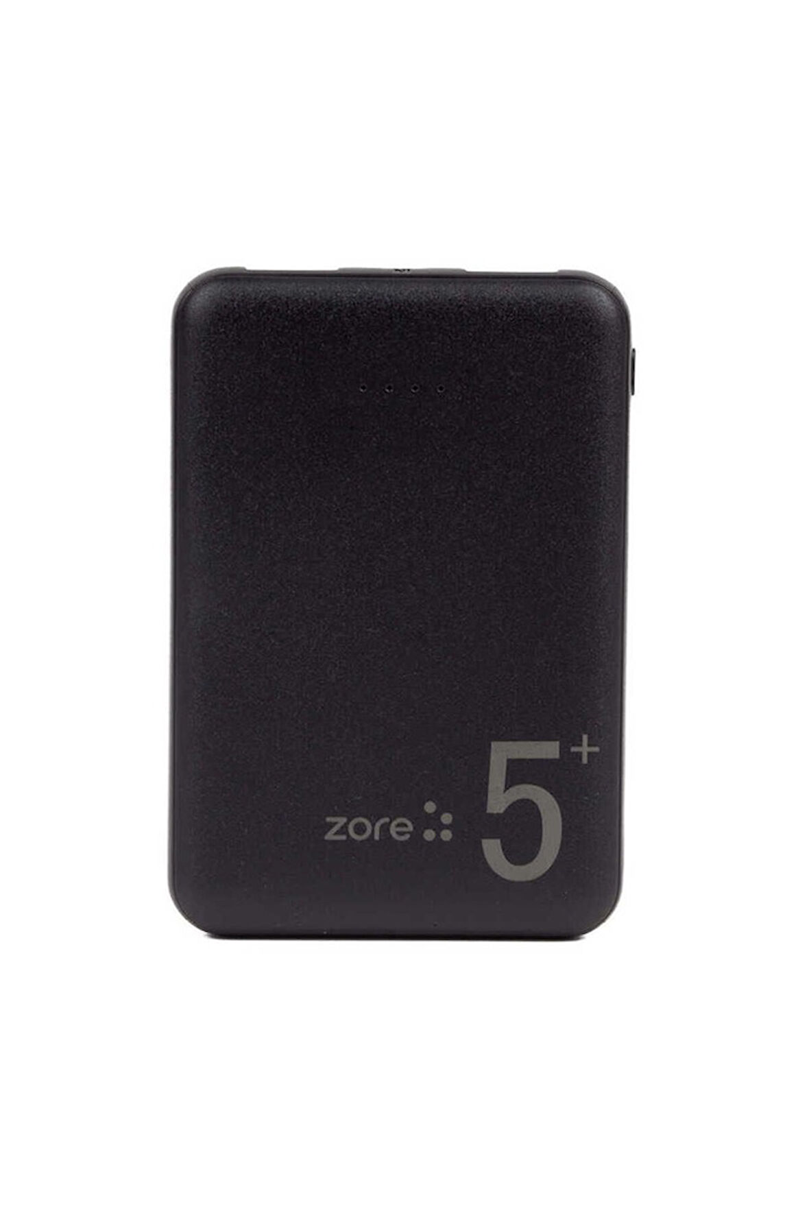 Zore ZR-PW04 Led Işıklı Taşınabilir Powerbank 5000 mAh Siyah