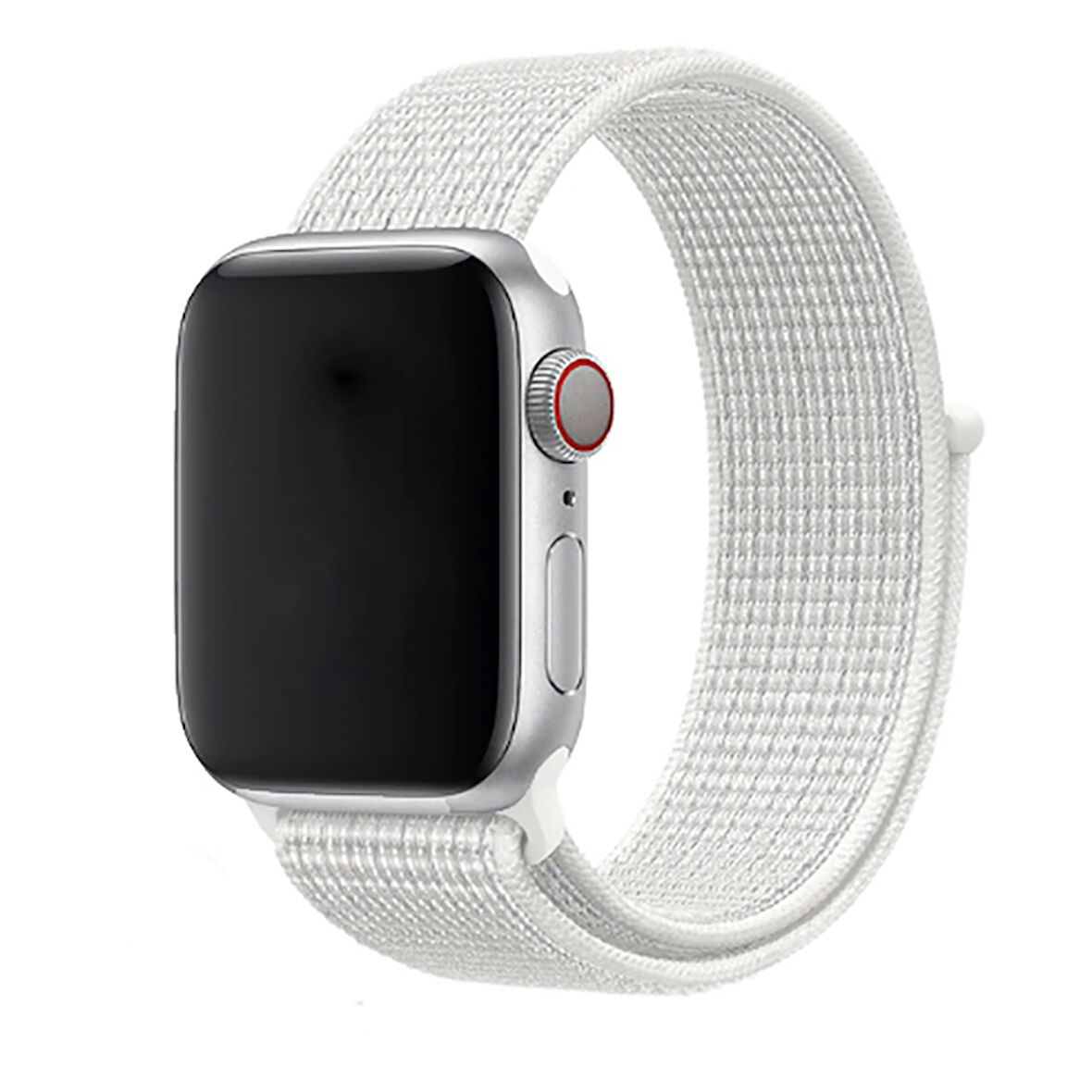 Apple Watch Ultra 49mm Uyumlu Kordon Hasır Örgü Cırt Cırtlı Terletmeyen Zore KRD-03 Kumaş Kayış NO21