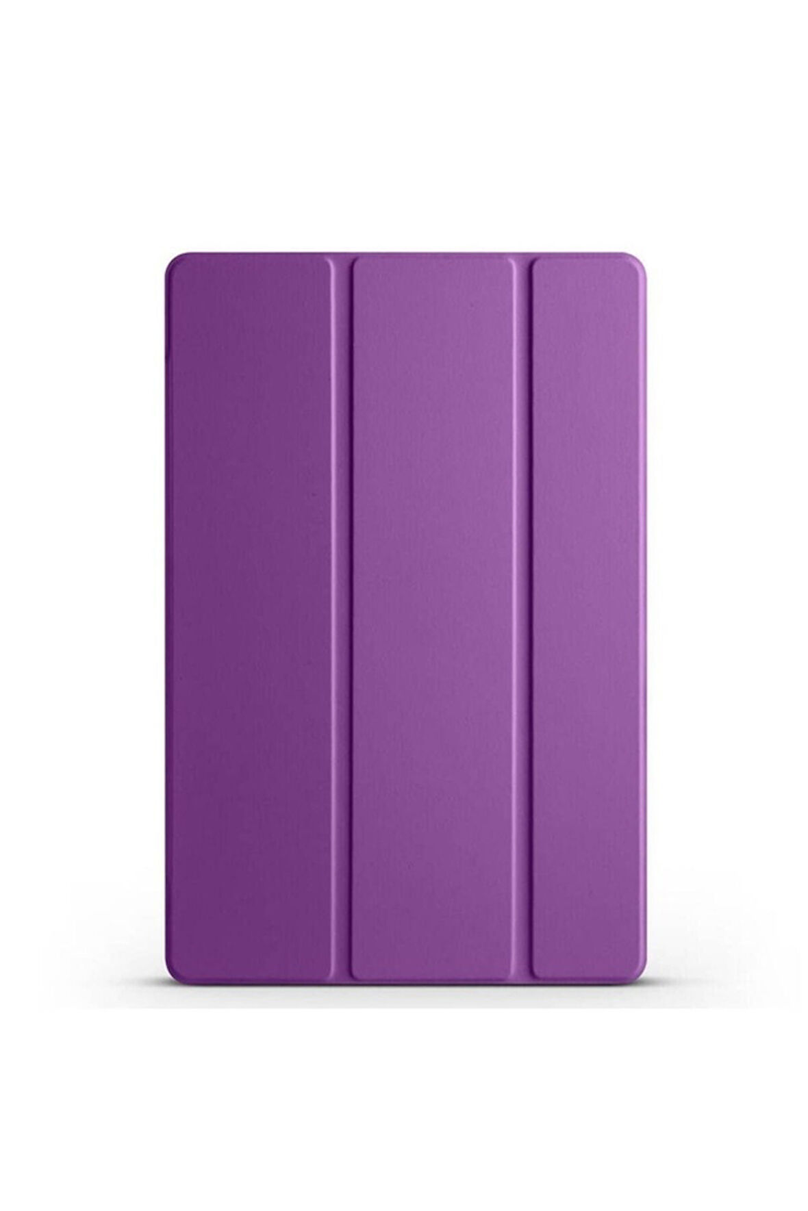 Samsung Galaxy Tab A9 Uyumlu Zore Smart Cover Standlı 1-1 Kılıf Mor
