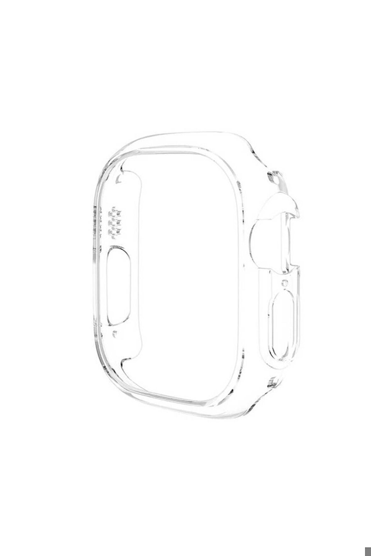 Apple Watch Ultra 49mm Uyumlu Sert PC Kasa Koruyucu Zore Watch Gard 18 Renksiz